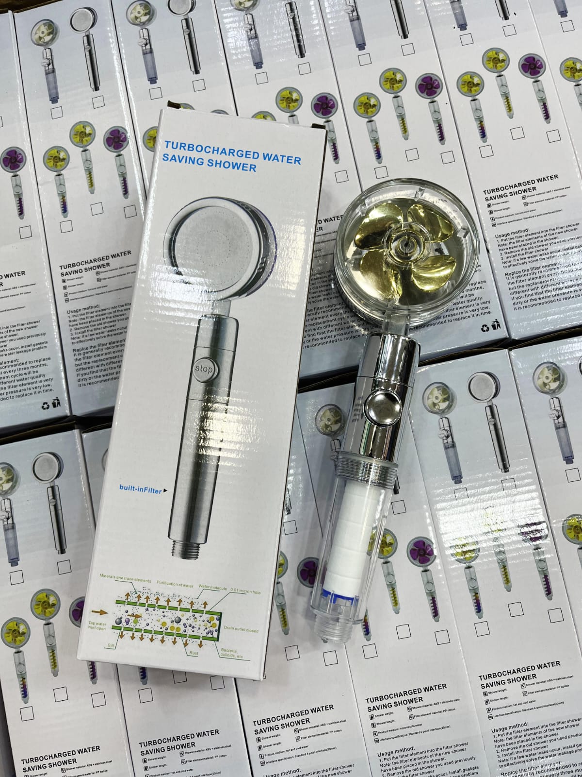 360 Degree Rotatable High Pressure Shower Head