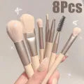 8 Pcs Mini Travel Makeup Brushes