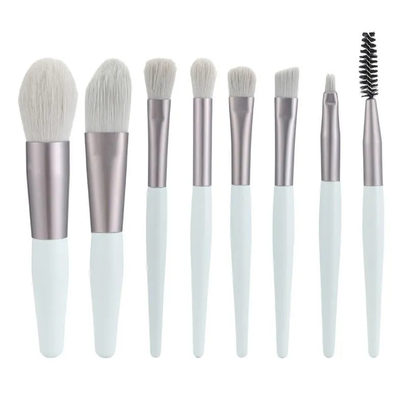 8 Pcs Mini Travel Makeup Brushes