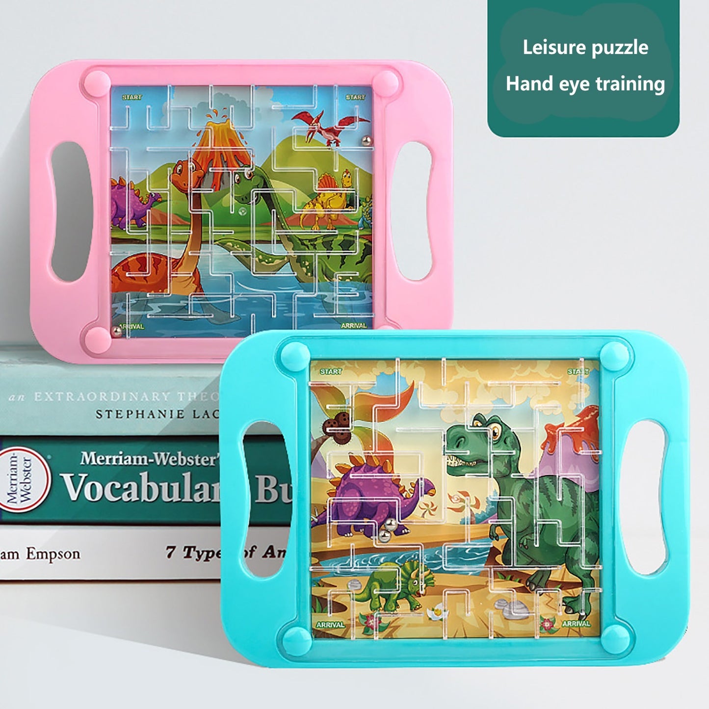 Cartoon Animal Handheld Balance Ball Maze Toy