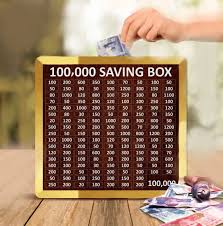 Wooden Money Saving Box