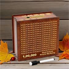 Wooden Money Saving Box